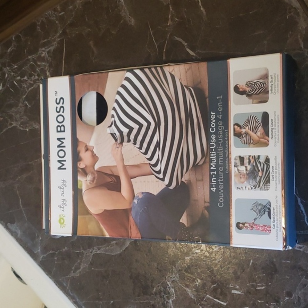 Itzy Ritzy Mom Boss 4in1 MultiUse Cover NWT